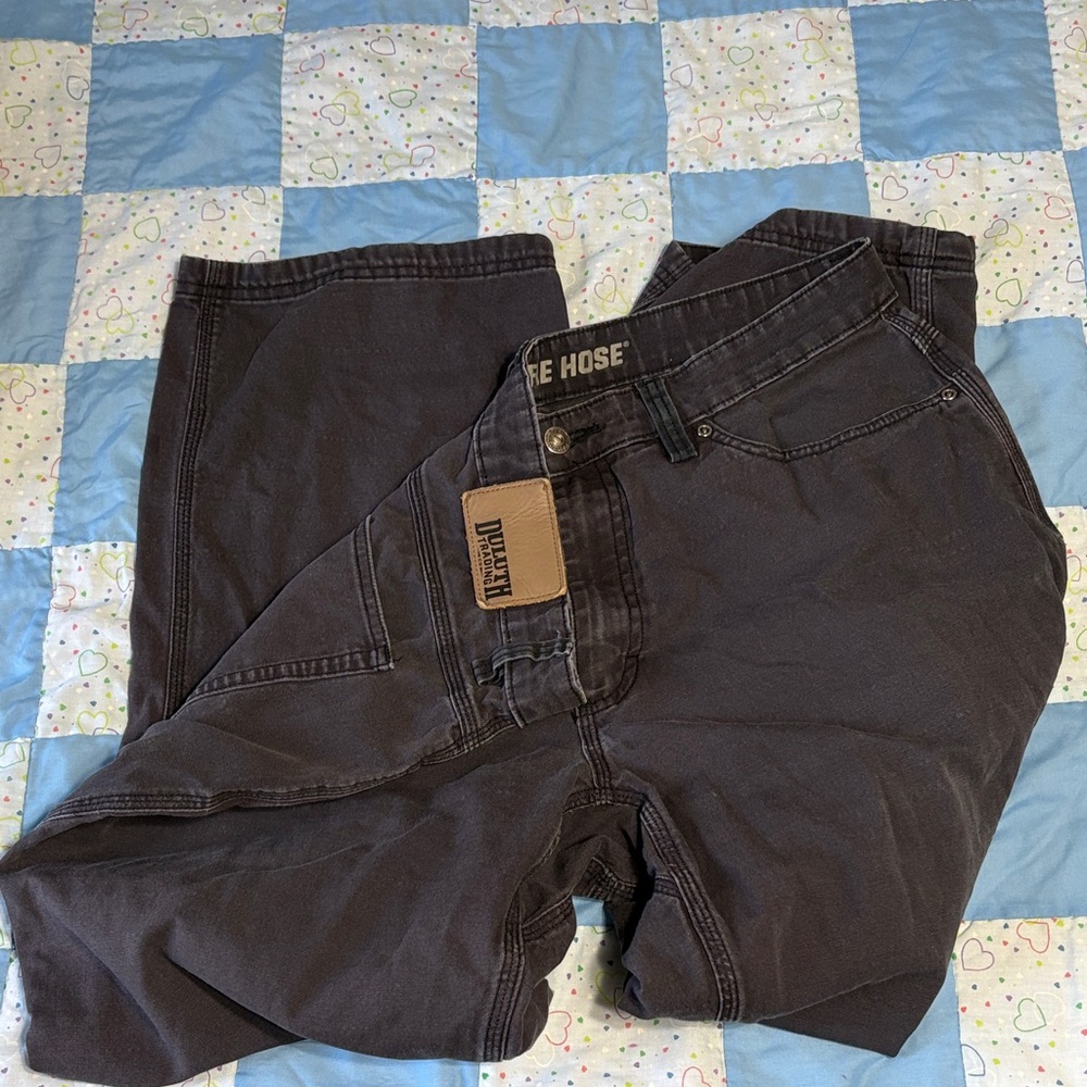 Duluth Trading Co Charcoal Work Pants